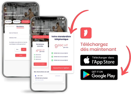 télécharger l application sur Apple & Google play store